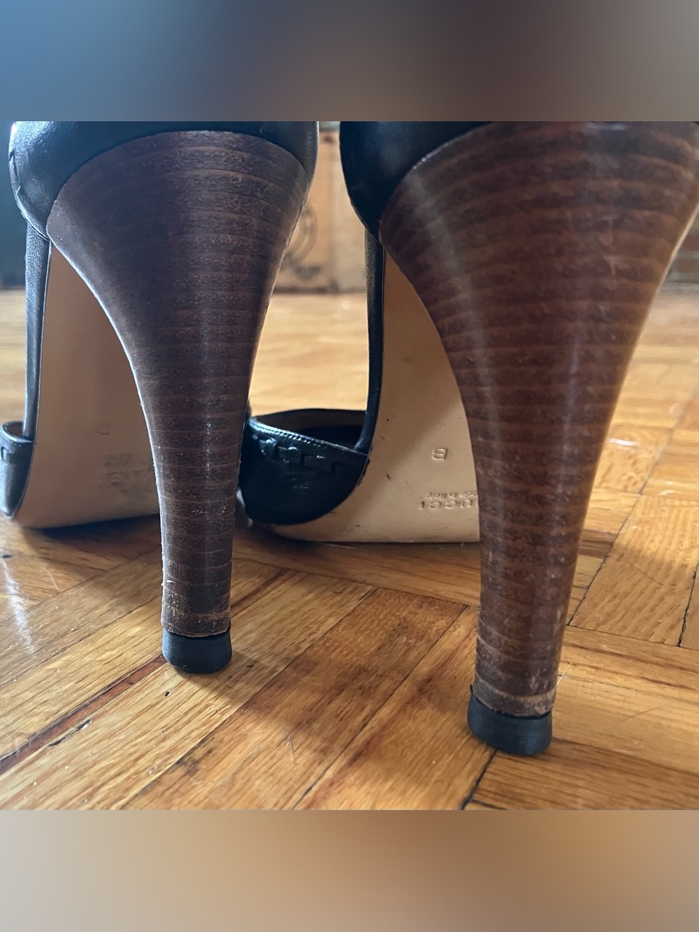 GUCCI Ankle Strap Heels (8) - Picture 11 of 12